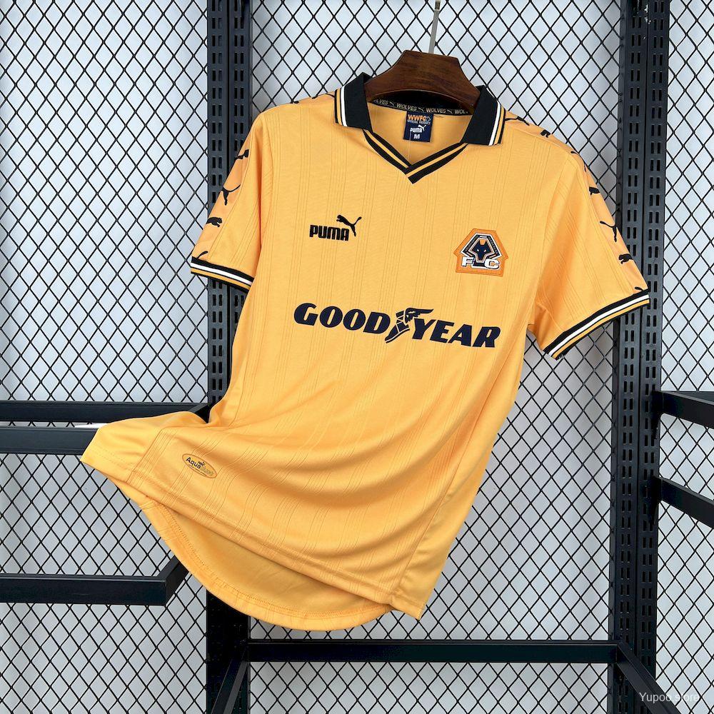 Camiseta de fútbol Wolves 1998/99 LOCAL MANGA CORTA VERSION FAN